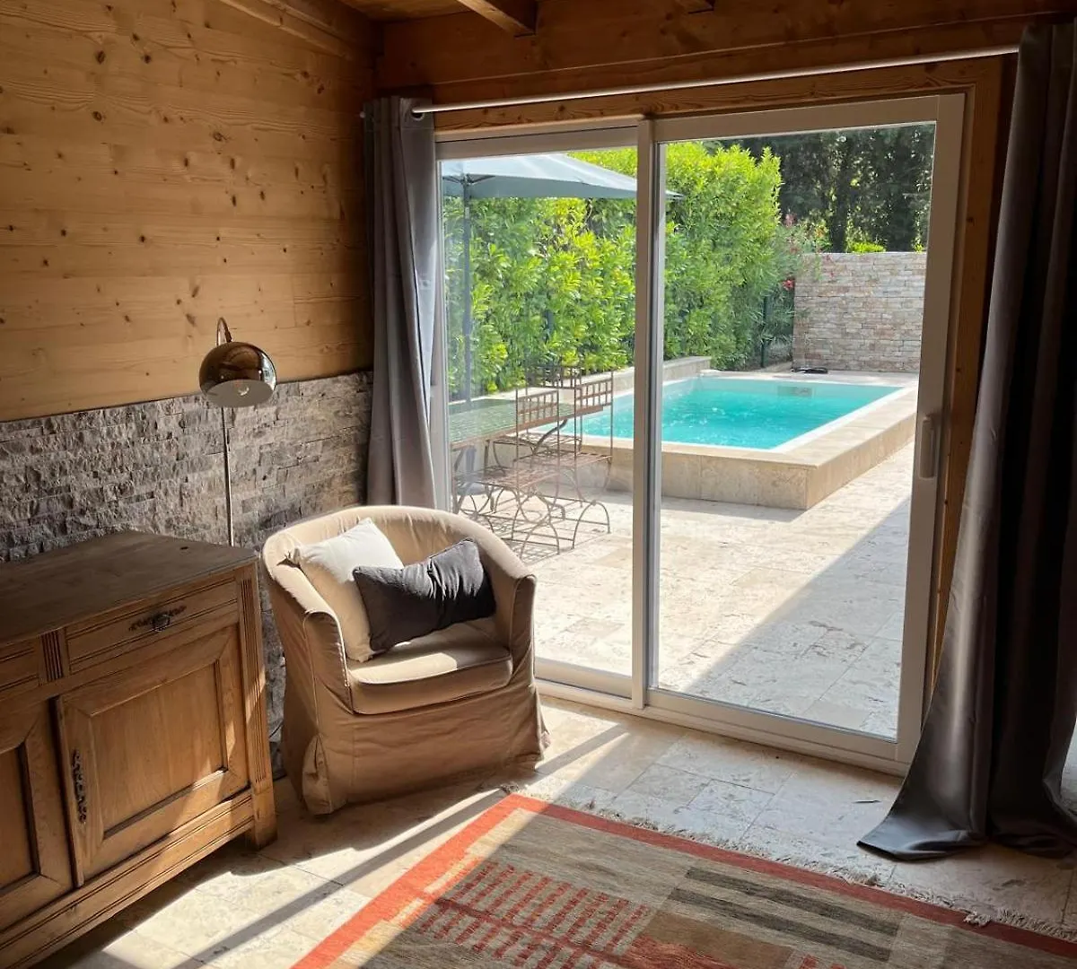 Holiday home La Maison Bois, Salavas, Vallon Pont D'Arc France